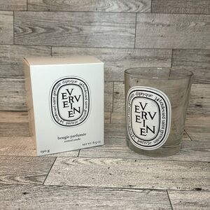 Diptyque Empty Glass Candle Jar Verveine